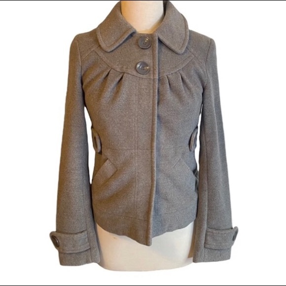 Tulle Brand Grey crop Jacket - Picture 1 of 7